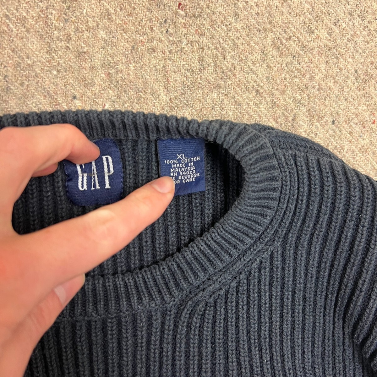 トップス 00's/OLD GAP/rib cotton sweater 00's/OLD GAP/rib cotton sweater - メルカリ