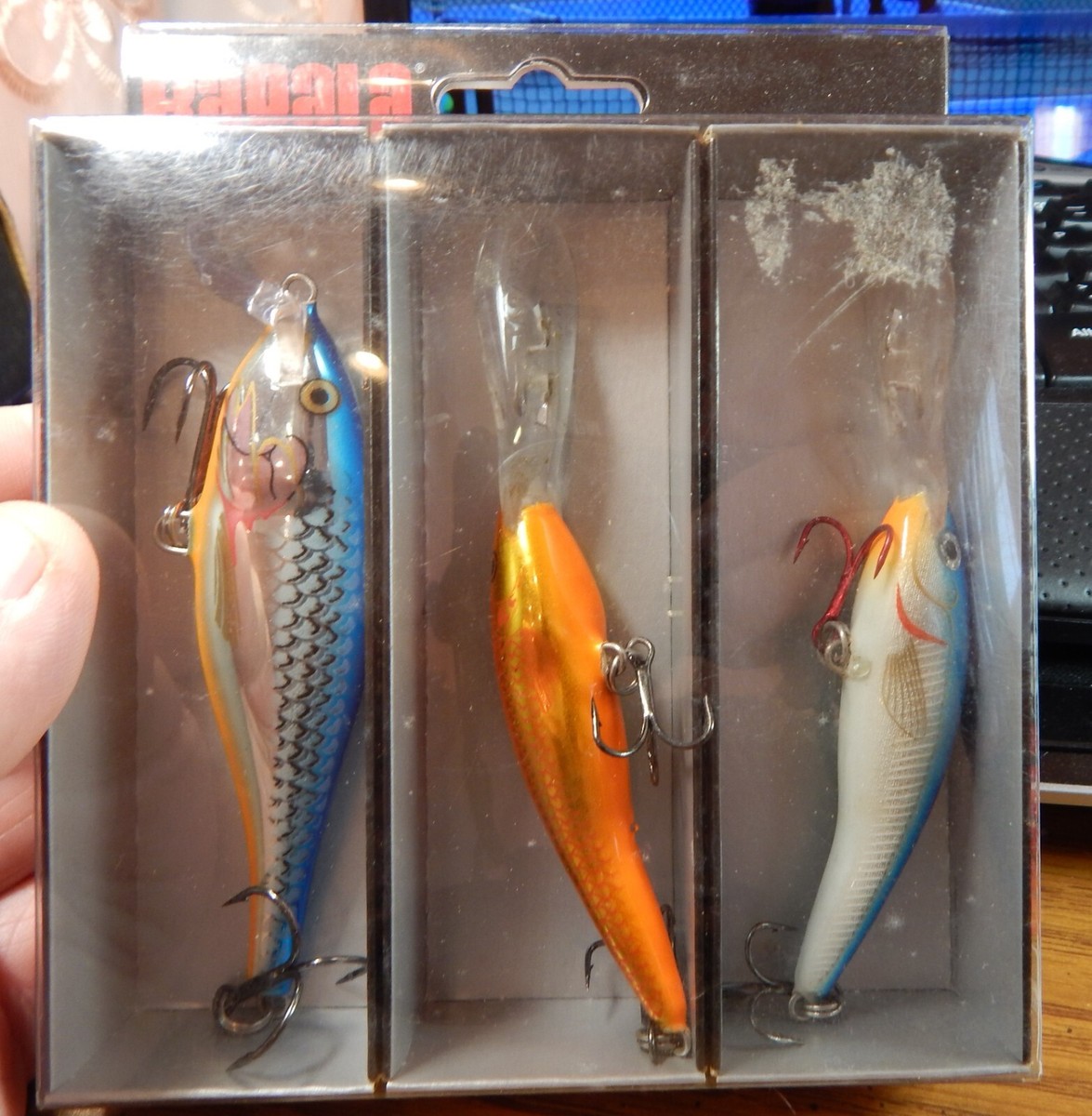 Kit De Pêche Rapala 2010 – 3 Leurres Crankbait En Boîte, Neuf, Rare