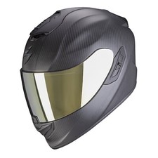 Helm Scorpion EXO 1400 Evo II Carbon Air Solid Sonnenblende Gr. S - Matt Carbon