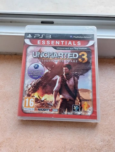 JEU VF PS3 UNCHARTED 3 illusion de drake PLAYSTATION 3 COMPLET cd bien brillant