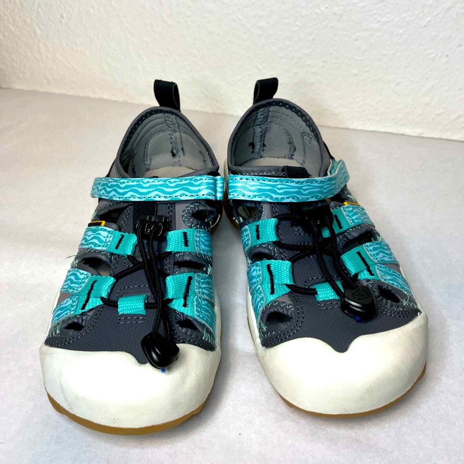 Nuovi sandali Keen Knotch Creek per bambini punta chiusa escursionismo blu acqua gioco campeggio