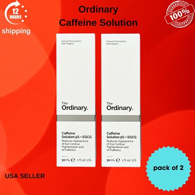 The Ordinary Caffeine Solution 5 EGCG - 30ml  Pack of 2