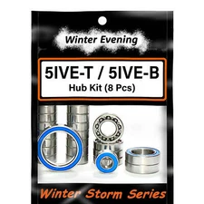 For Losi 1/5 5IVE-T 5T 5IVE-B 5B (8 Pcs) - Wheel Hub Bearings