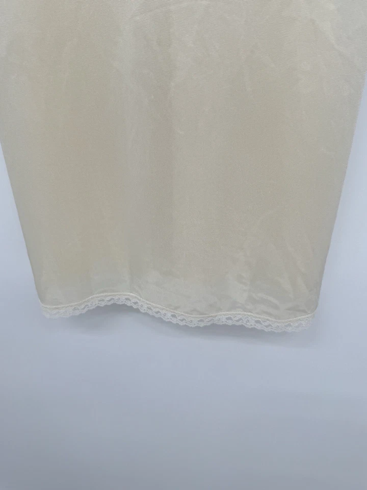 Vestido sin Mangas Adonna Babydoll Encaje Marfil Talla 34 Satén Coqueta Femenino Sexy Hada Foto 3 de 4