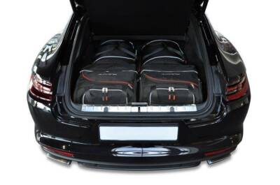 PORSCHE PANAMERA E-HYBRID 2016+ KJUST Dedizierte Kofferraumtaschen  4 stk