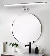 LAMPADA LED DA SPECCHIO 3 TONALITÀ LUCE BIANCA CALDA NATURALE 15 W ACCIAIO F21