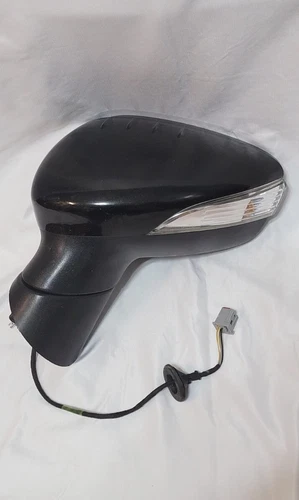 2014-2019 Ford Fiesta Driver Side View Power Mirror OEM Black 