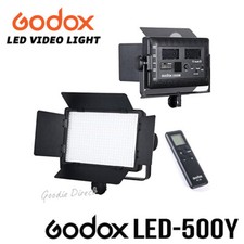 Godox LED500Y 3300K Continuous LED Video Light Panel Remote Control - Brand New