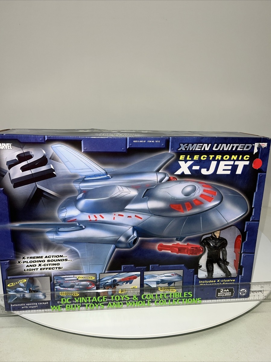 トイビズ製　X-MEN THE MOVIE X-JET NEW LOT Marvel X-Men ELECTRONIC X-JET Movie + The Women of X