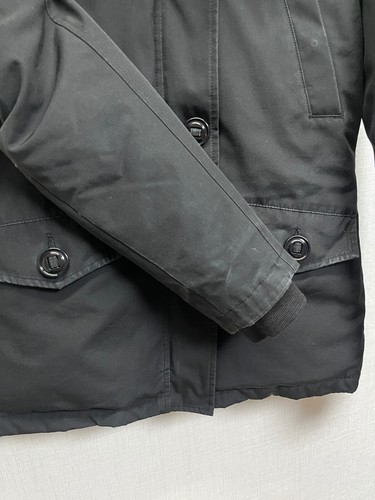 Authentic Canada Goose Damen Montebello Parka Mantel Jacke Größe XS schwarz ohne Fell - Bild 7 von 21