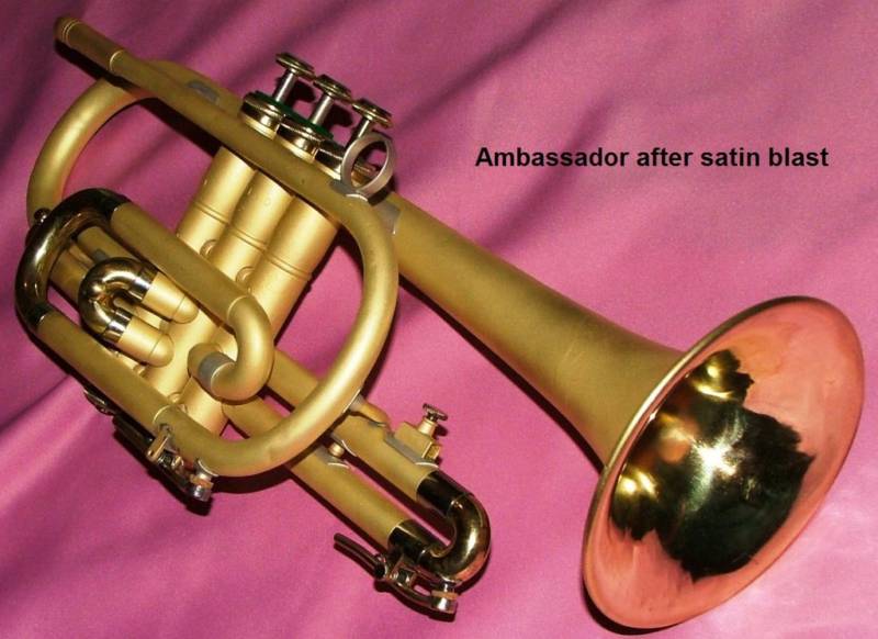 Total Satin refinish for trumpet or flugelhorn eBay