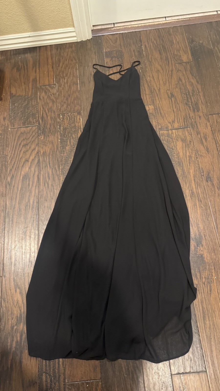NWT Show Me Your Mumu Dress in Black with Sheer Overlay and Racerback XXS