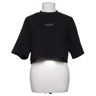 DeFacto, T-shirt, Größe: XL, Schwarz, Baumwolle, Einfarbig, Damen #J2F