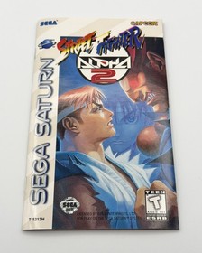 Street Fighters Alpha 2 Sega Saturn Complete Capcom Used Scratch Free