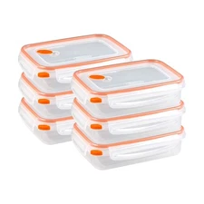 Sterilite 03211106 Ultra-Seal 5.8 Cup Food Storage Container w/ Clear Lid (6 PK)