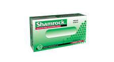Medium Shamrock Vinyl Exam Gloves