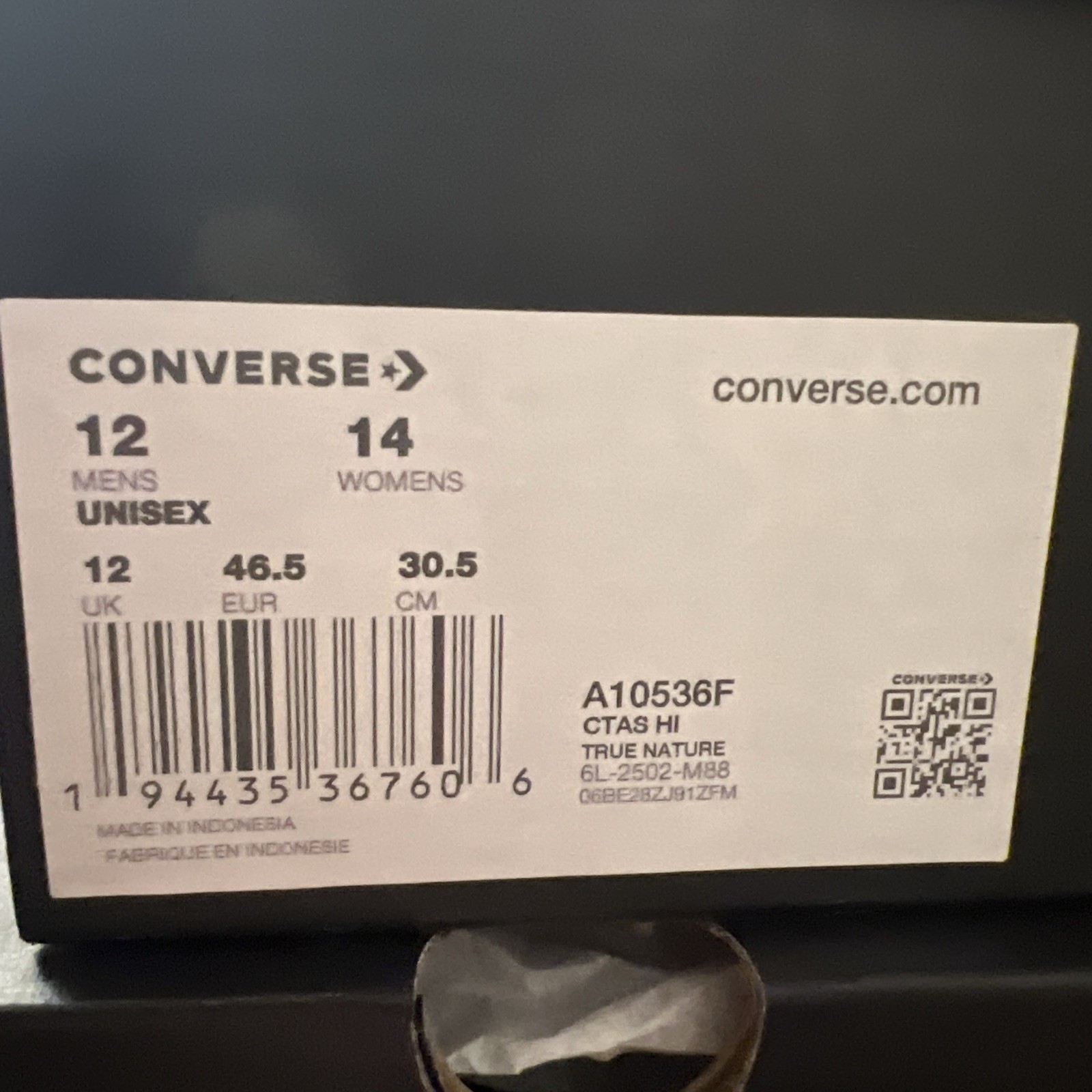 Converse Chuck Taylor All Star High Top Shoes 12 Mens True Nature Green A10536F thumbnail 5