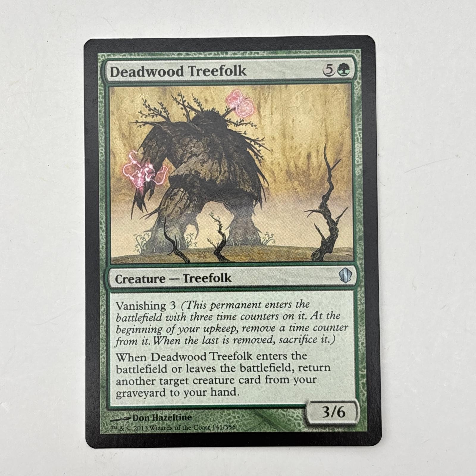 Deadwood Treefolk 141 Uncommon Commander 2013 Magic: The Gathering Near Mint