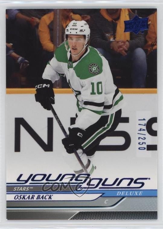 2024-25 Upper Deck Series 2 Young Guns Deluxe 174/250 Oskar Back #465 Rookie RC