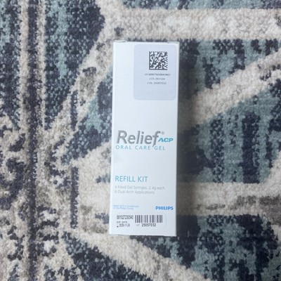 Dental Gum Sensitivity Gel Relief ACP Refill Kit by Philips pack of 4