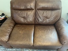 Harveys 2-Seater Leather Brown  Sofa