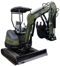 TYPHON TERROR XXV 2.5 Ton Mini Excavator KUBOTA D1105 Diesel Engine USA