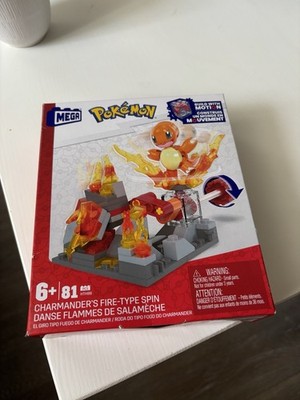 Mega Construx Pokémon Glumanda Feuer Spin