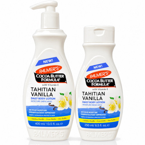 Palmers Tahitian Vanilla Body Lotion with Vitamin E available in 400ml & 250ml