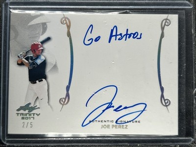 Perez, Joe - 2017 Trinity - Autograph - 2/5