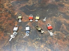 Miniature Padlocks Lot Of Seven