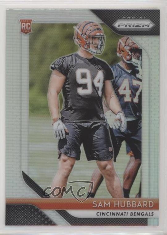 2018 Panini Prizm Rookie Silver Prizm Sam Hubbard #266 rh9