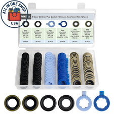 Oil Drain Plug Gaskets M12 M14 Kit Ford Replacement Washer Seals 120PCS