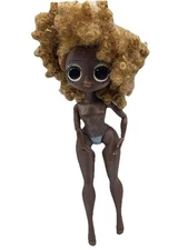 LOL Surprise OMG Movie Magic Studios Agent Soul Doll Rare HTF Doll Gold Afro