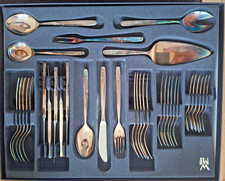 WMF Vorlagebesteck Essbesteck 90 Silber 12 Personen komplett SEVILLA