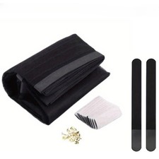 Magnetic Screen Door 100x210cm Door Mesh Insect Net Door Foldable for Door,Black