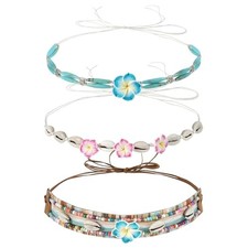  Cowboy Hat Band Women Men, Western Cowgirl Outfits Hat Hawaii Leis Flower