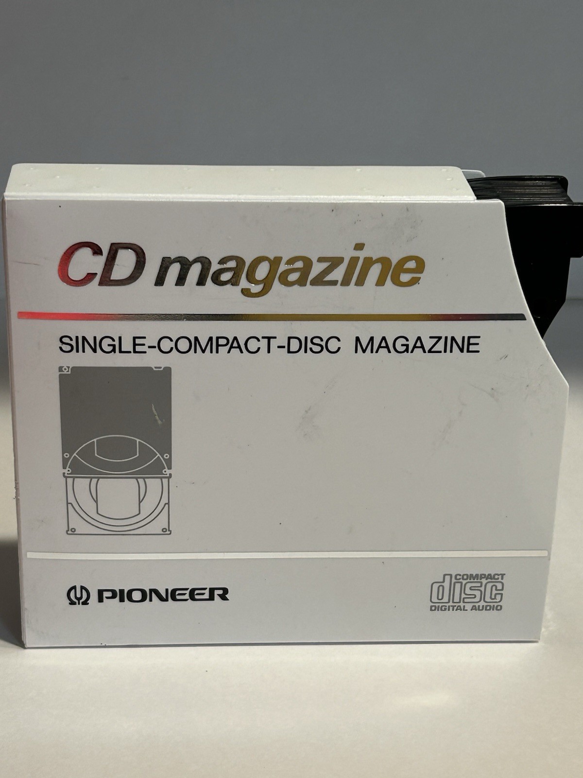 Pioneer Single Compact Disc CD Magazine W/Cover for 6-Disc C