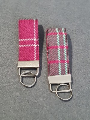 Crawford Ancient Scottish Tartan, handgefertigter Schlüsselanhänger, Keyfob
