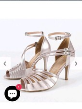 Women's Danceandsway Salsa Dance Shoes Latin Mambo Ballroom Goldrose Sz 5