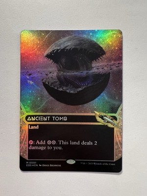 Ancient Tomb - FOIL BORDERLESS - MTG Edge of Eternities: Stellar Sights - NM