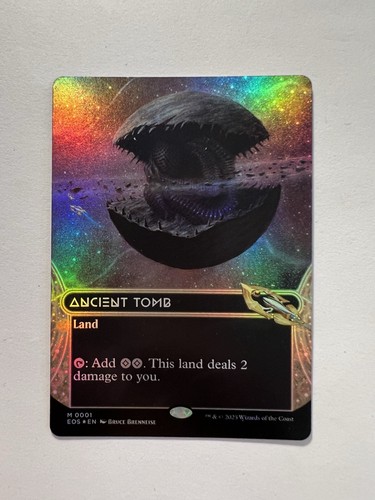 Ancient Tomb - FOIL BORDERLESS - MTG Edge of Eternities: Stellar Sights - NM