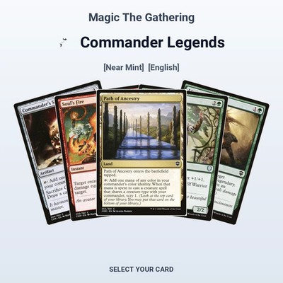 Magic The Gathering Commander Legends - Select Your Cards (NM)
