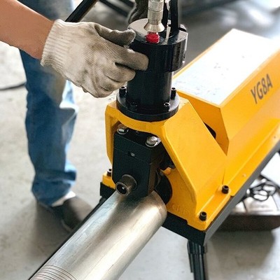 Roller Rolling Slotted Grooving Machine 2-8 Inches 220v Pipe Hydraulic Tools 
