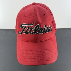 Titleist Nebraska Huskers Hat Red 47 Brand Adjustable Strapback Golf Cap NCAA
