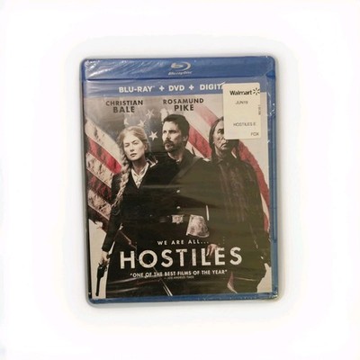 Hostiles BLU-RAY DVD Digital Movie Christian Bale Wes Studi Rosamund Pike Sealed