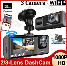 DashCam Auto WIFI 1080P Doppia Telecamera DVR Anteriore e Interna Per Auto