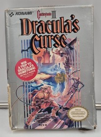 CASTLEVANIA III 3 DRACULA'S CURSE NINTENDO NES GAME CIB COMPLETE W/ BOX & MANUAL