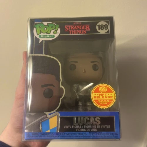 Funko POP! Digital: Stranger Things Lucas Figure #189  LE 3000/w  Protector