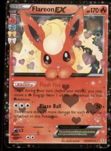 flareon ex pokemon card Radiant Collection Generations RC6/RC32 CGC GEM MINT 10 – Collectors Row this card is the perfect way to showcase your collection. Flareon Ex Fan-made Holographic Pokémon