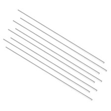 Aluminum Solid Round Rod Lathe Bar 8mm X 500mm For Diy Craft Tool 8pcs